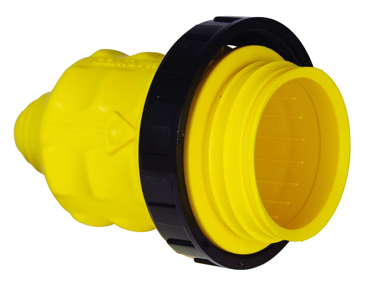 Marinco 103RN Weatherproof Cover with Threaded Ring for Marinco Marine Electrical Connectors (305CRCN and 205CRCN), Black