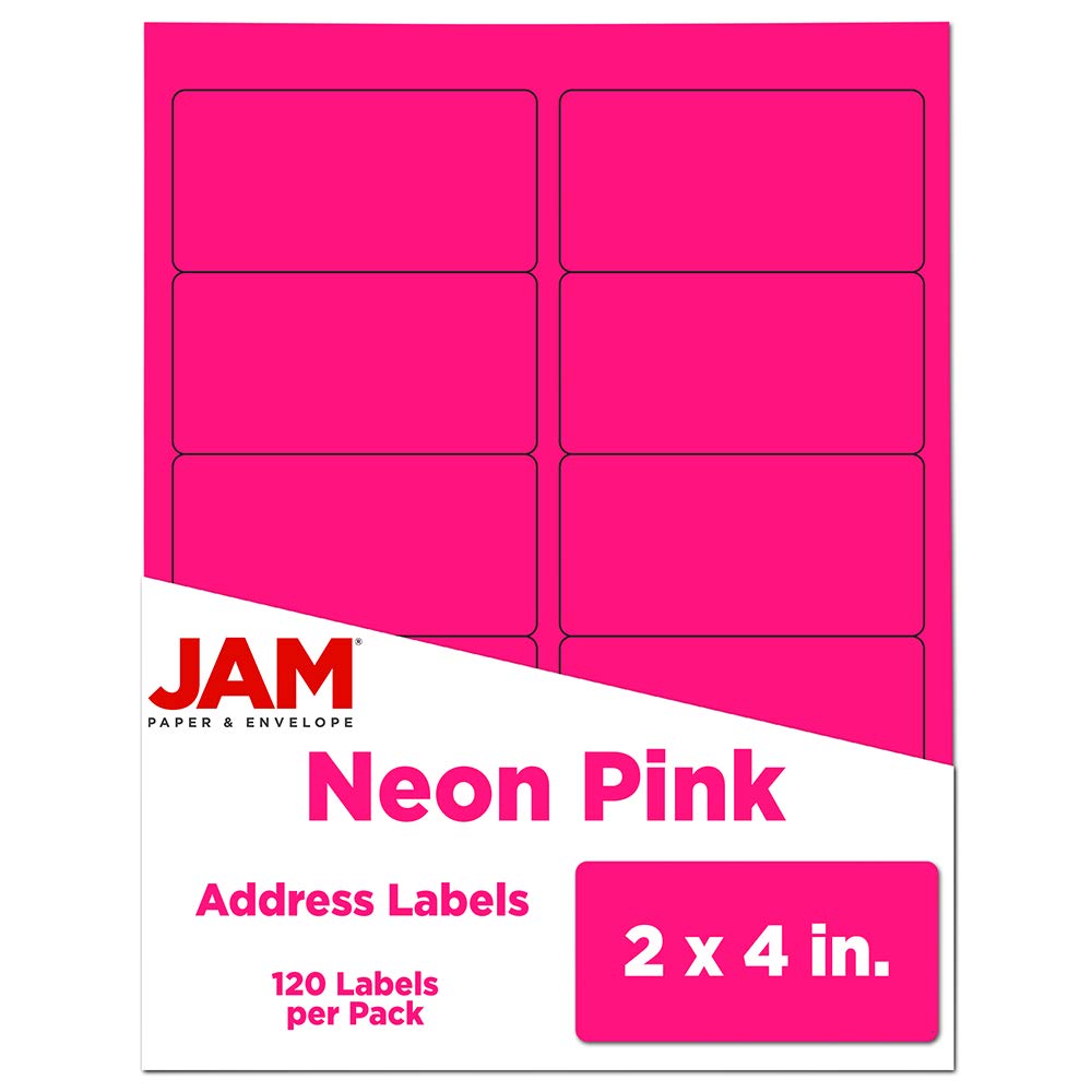 JAM PAPER Mailing Address Labels - Self-Adhesive Rectangular
