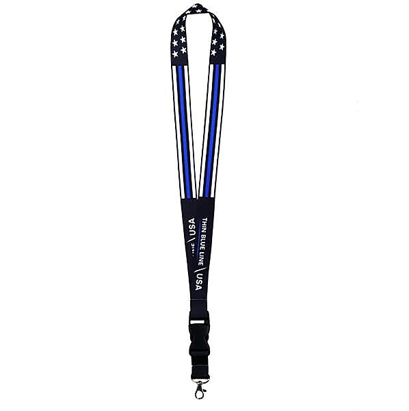 THIN LINE TACTICAL Thin Blue Line Lanyard