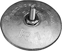 Tecnoseal R1 Rudder Anode - Zinc - 1-7/8" Diameter