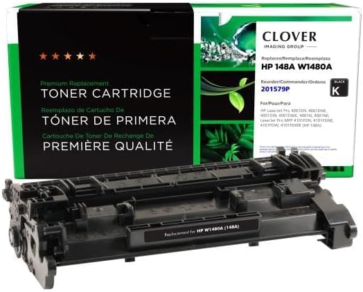 Clover Remanufactured Toner Cartridge Replacement for HP 148A (W1480A) | Black
