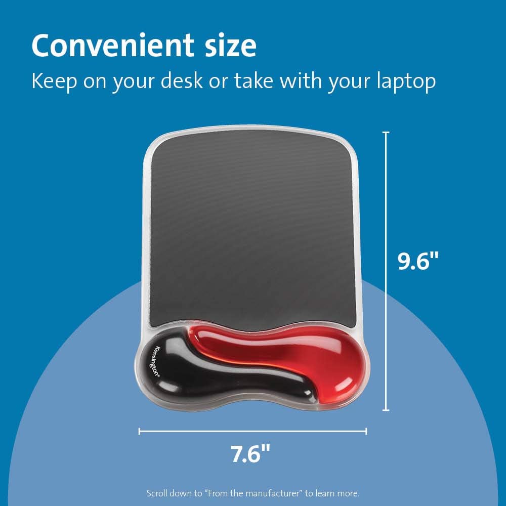 KENSINGTON Duo Gel Mouse & Keyboard Wrist Rests