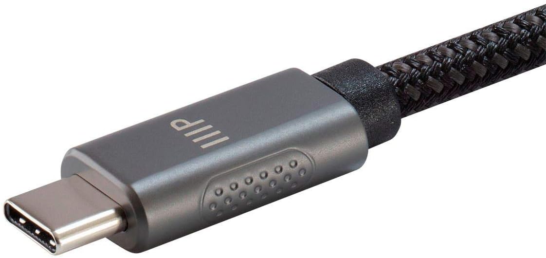 Monoprice Bidirectional USB Type-C to DisplayPort 1.4 Cable - 4K@60Hz, Easy Plug and Play, Nylon-Braided Jacket, 6 Feet