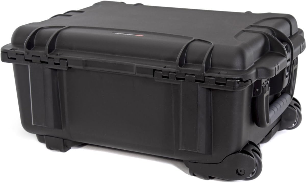 NANUK Wheeled Series 955 Lightweight NK-7 Resin Waterproof Hard Case with Foam Insert, Black