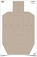 Birchwood Casey 23" x 35" Eze-Scorer IPSC Practice Paper Targets