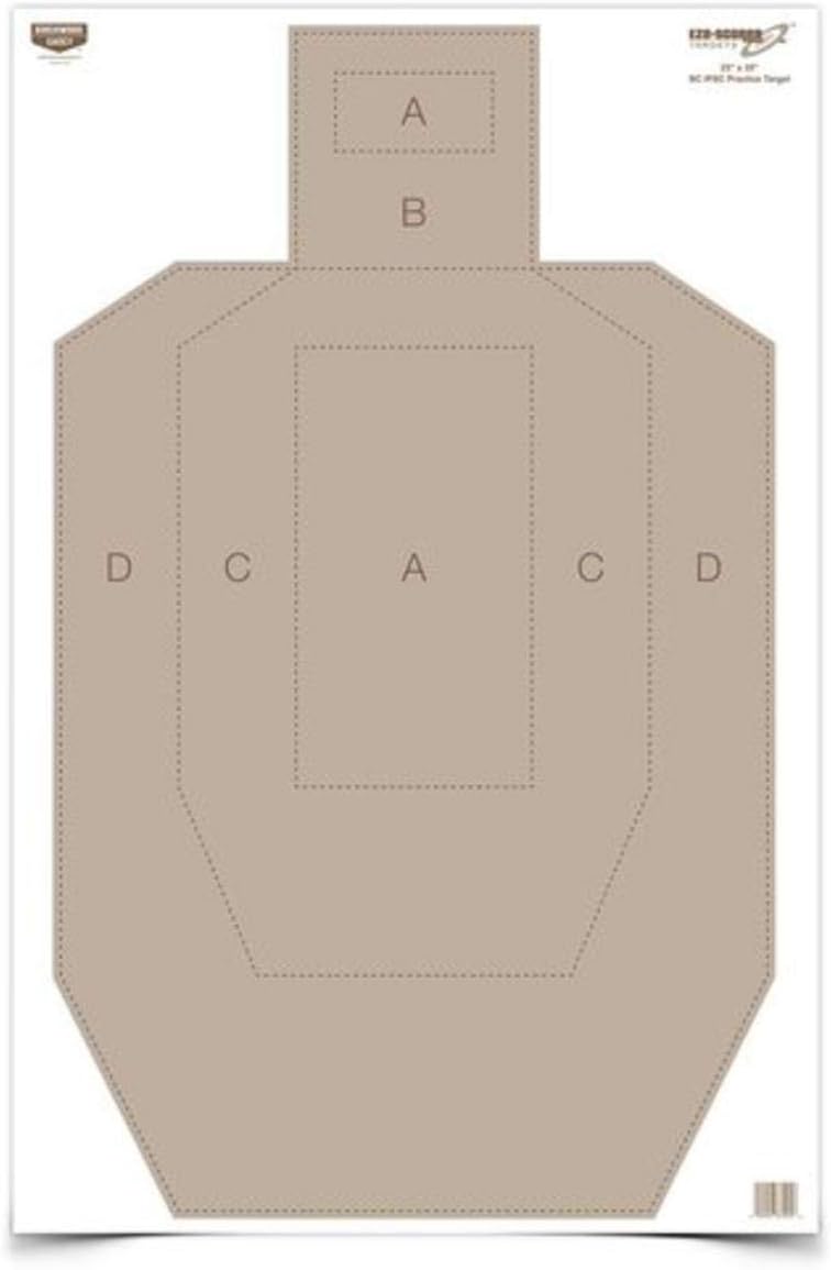 Birchwood Casey 23" x 35" Eze-Scorer IPSC Practice Paper Targets
