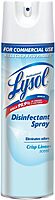 Lysol Professional Disinfectant Spray, Crisp Linen, 19 oz