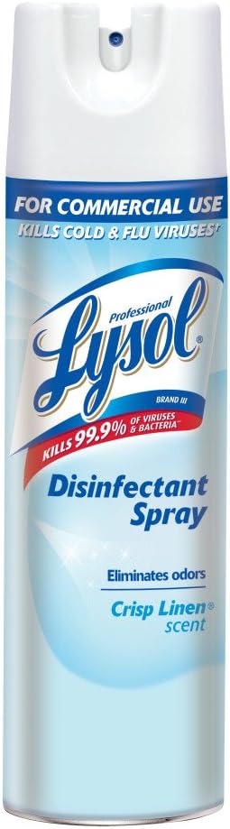 Lysol Professional Disinfectant Spray, Crisp Linen, 19 oz