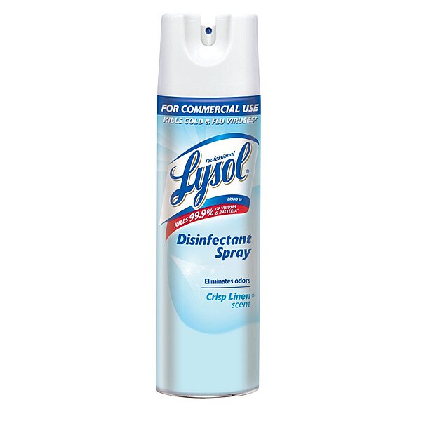 Lysol Professional Disinfectant Spray, Crisp Linen, 19 oz