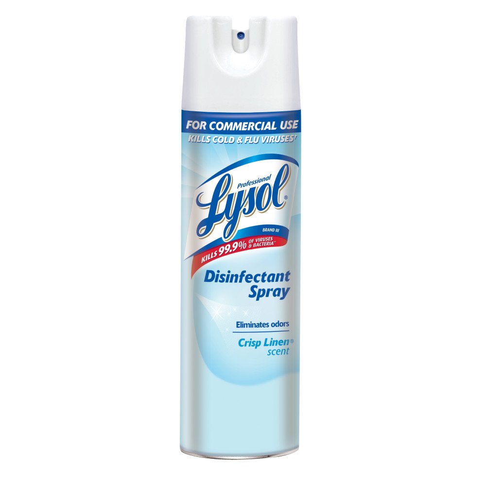 Lysol Professional Disinfectant Spray, Crisp Linen, 19 oz