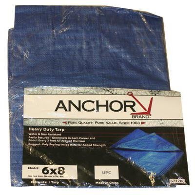 Anchor 11015 12'x16' Polyethylene Multi-Use Tarp (Blue)