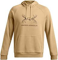 Under Armour Men's Rival Fleece Antler Wordmark Hoodie