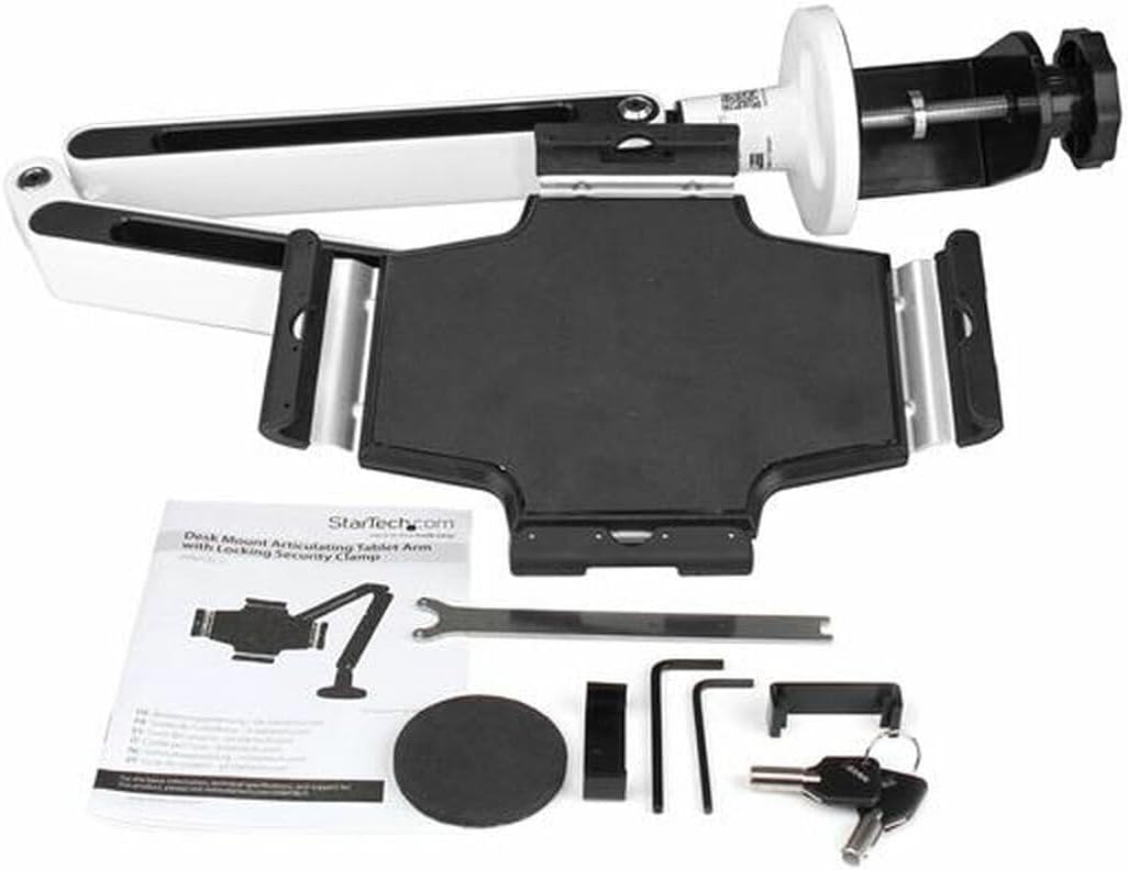 StarTech.com Desk-Mount Tablet Arm - Articulating Tablet Mount - for 9" to 11" Tablets - iPad or Android Tablet Holder