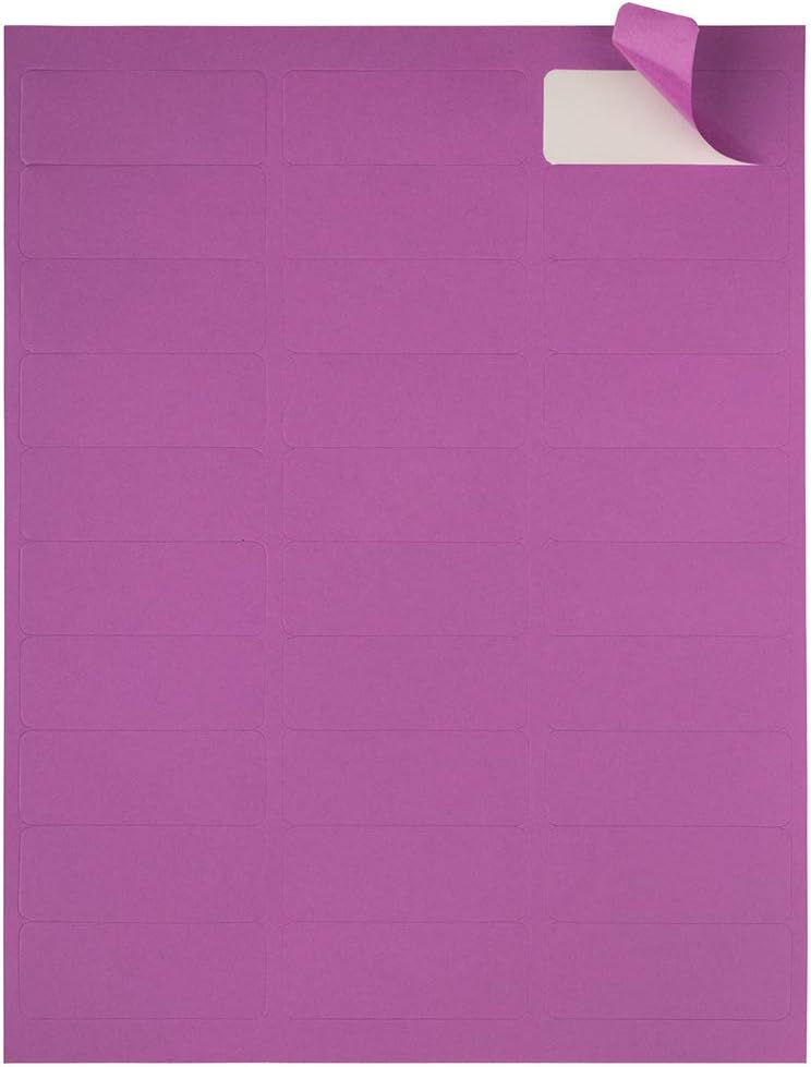 JAM PAPER Mailing Address Labels - Self-Adhesive Rectangular