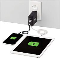 Tripp Lite Portable USB Mobile Power Bank Battery Wall Charger Combo 5K mAh (UPBW-05K0-1A1C)