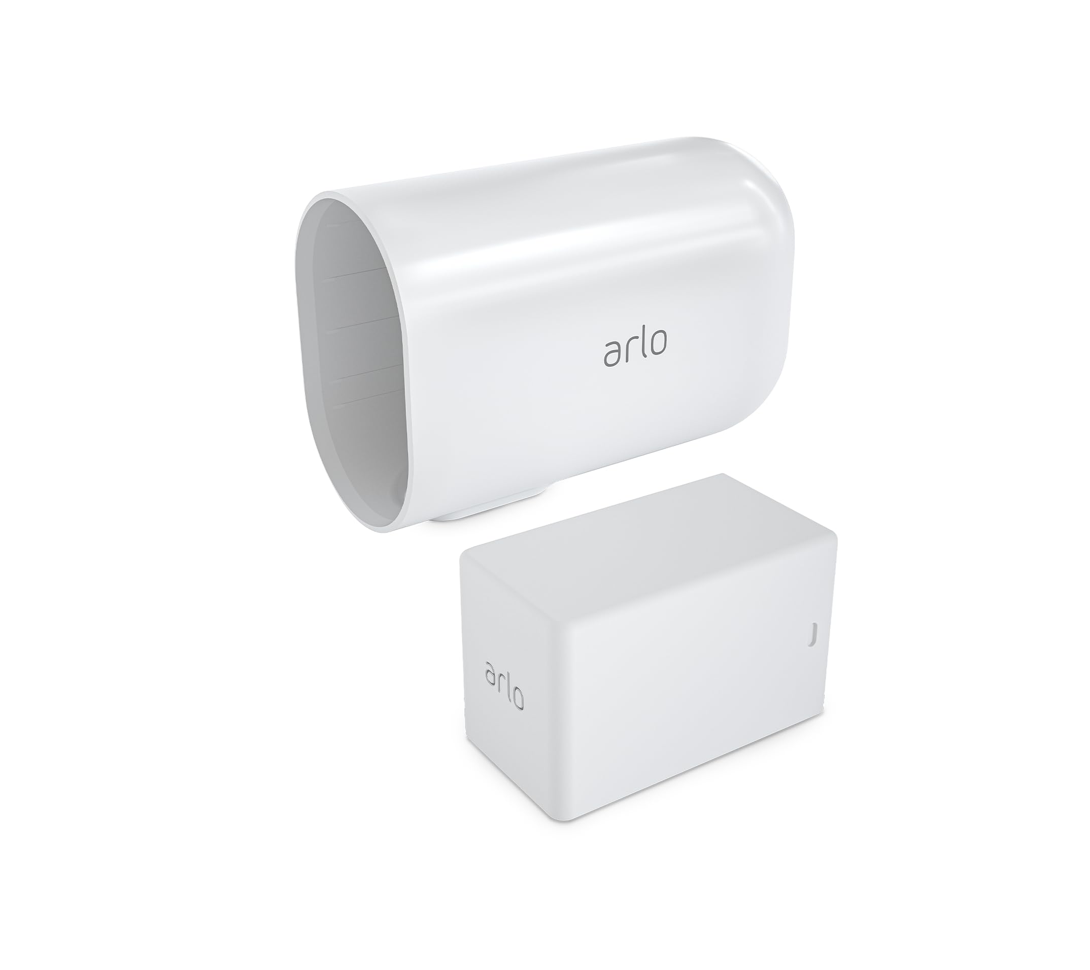 Arlo Extended Battery and Housing, Works Pro 5S 2K, Pro 4, Pro 3, Ultra 2, and Ultra Cameras, White - VMA5410 (Renewed)