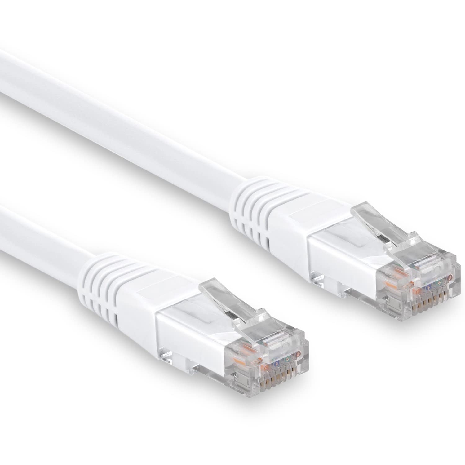 Rocstor Y10C388-WT 10ft Cat6 White Enet Molded Cabl 100% Copper Ul Rated Cable