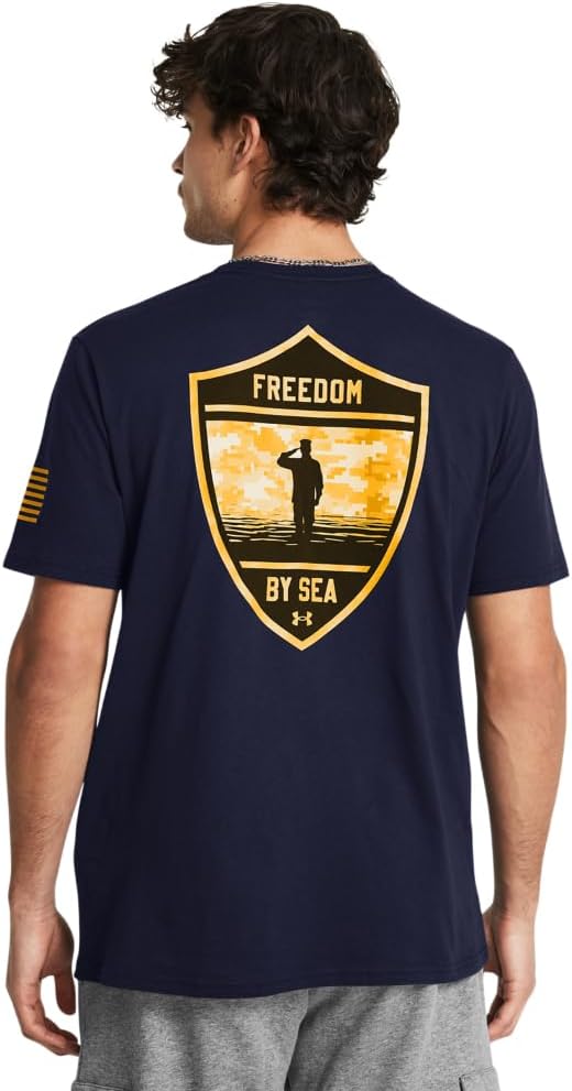 UNDER ARMOUR Big & Tall Freedom Flag Gradient Short Sleeve Tee