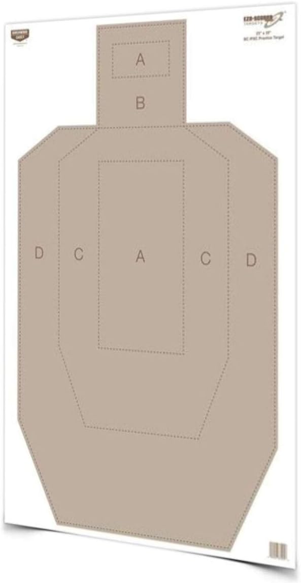 Birchwood Casey 23" x 35" Eze-Scorer IPSC Practice Paper Targets