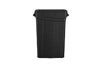 Suncast Commercial TCNH2030BK Narrow Trash Can With Handles, 30.00" Height x 11.08" Width, 23 gal Capacity, Black