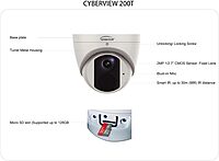 Gyration CYBERVIEW 200 2 MP Indoor/Outdoor IR Fixed Security Camera