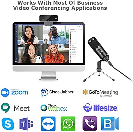 Adesso Xtream M4 Cardioid Condenser USB Microphone, Black