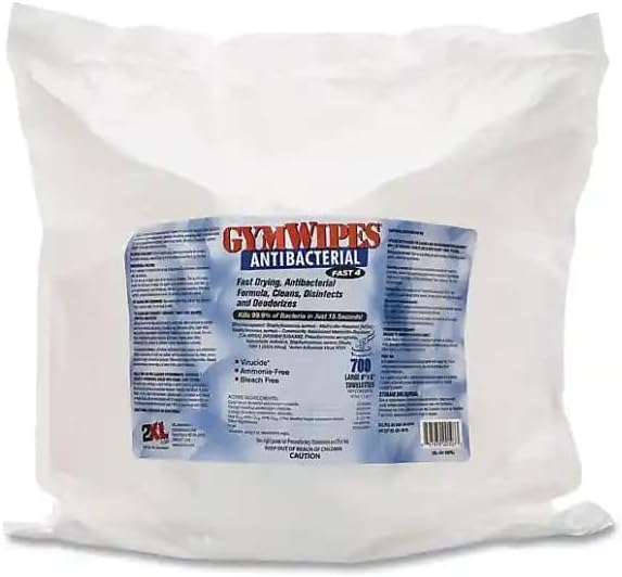 2XL GymWipes Disinfecting Pre-Moistened Wipes
