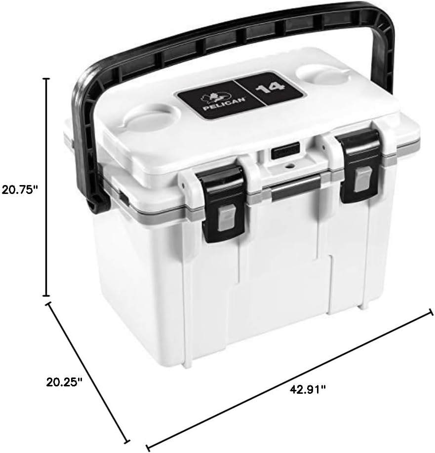 PELICAN insulated personal cooler with dry box