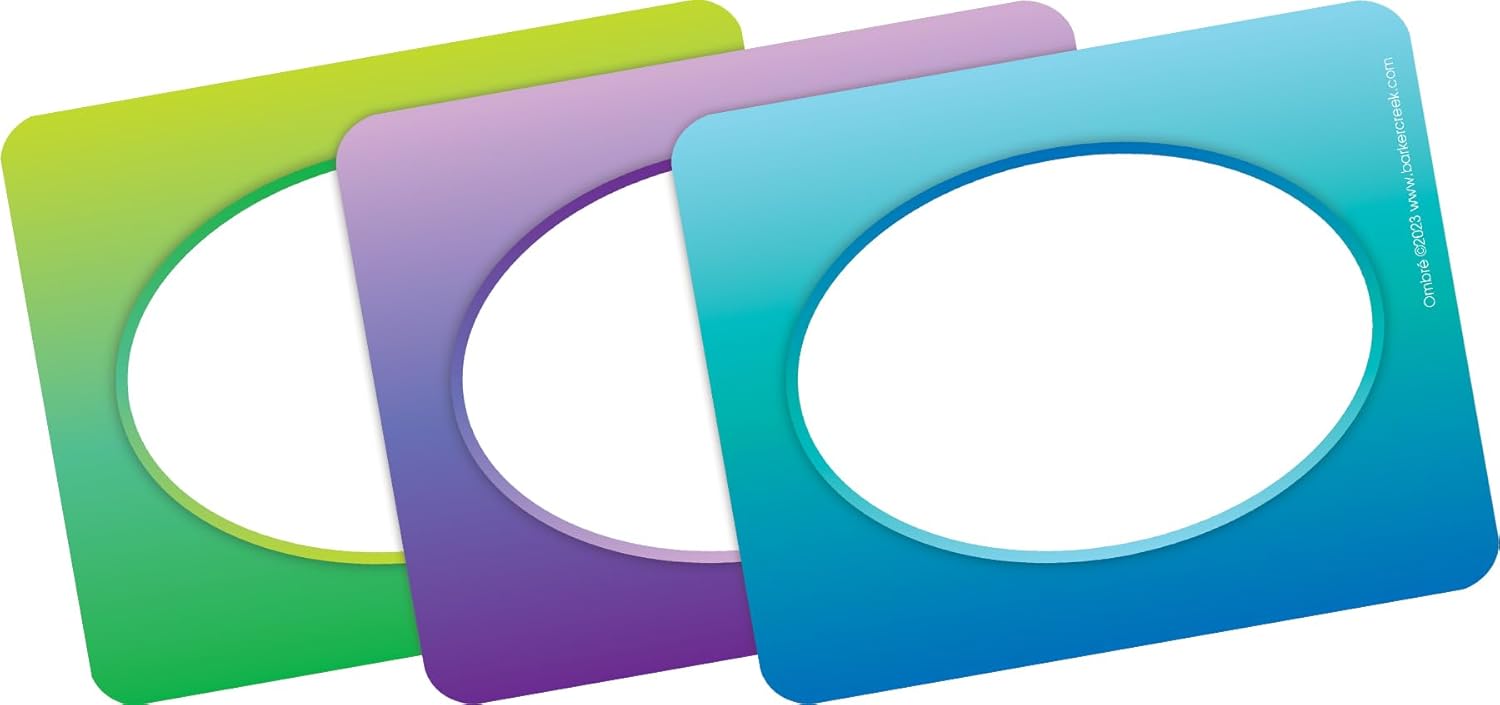 BARKER CREEK Name Badges & Self-Adhesive Labels, Multi-Design 3.5 x 2.75