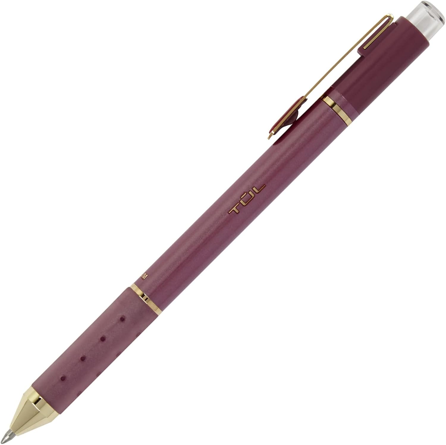 TUL® GL Series Retractable Gel Pens, Medium Point, 0.8 mm, Assorted Barrel Colors, Assorted Metallic Inks, Pack Of 8 Pens