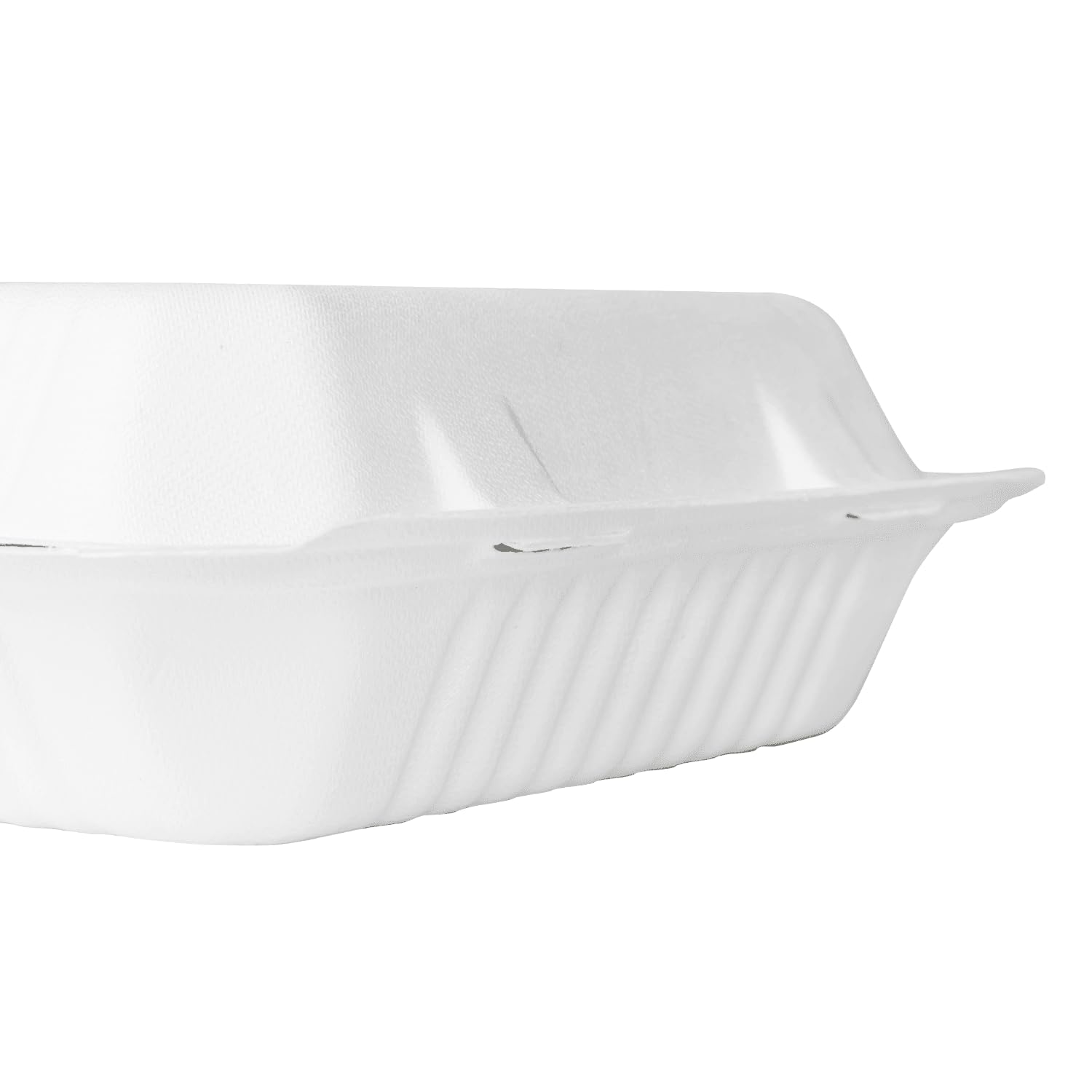 Karat Earth KE-BHC99-1C 9" x 9" Bagasse Hinged Clamshell Container (Pack of 200)