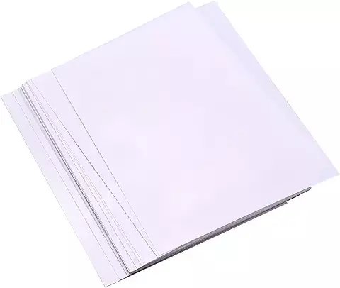 20 Piezas de película retráctil, Kit de láminas de plástico termoencogible de 0,2 mm, película retráctil Pintada a Mano para Bricolaje, Papel para Manualidades, Pendientes, Colgantes