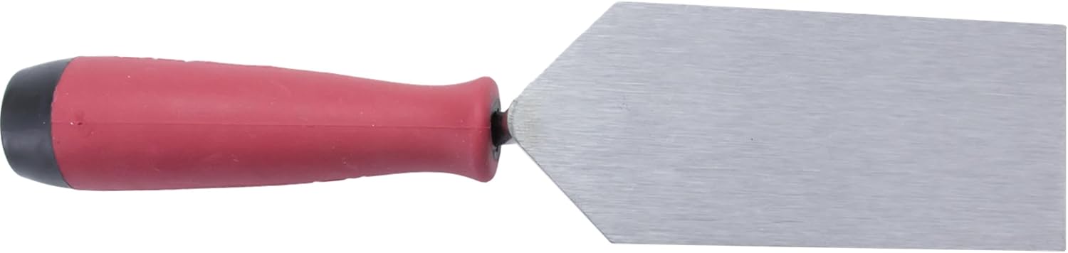 MARSHALLTOWN QLT Masonry Margin Trowel, Red Soft Grip Handle