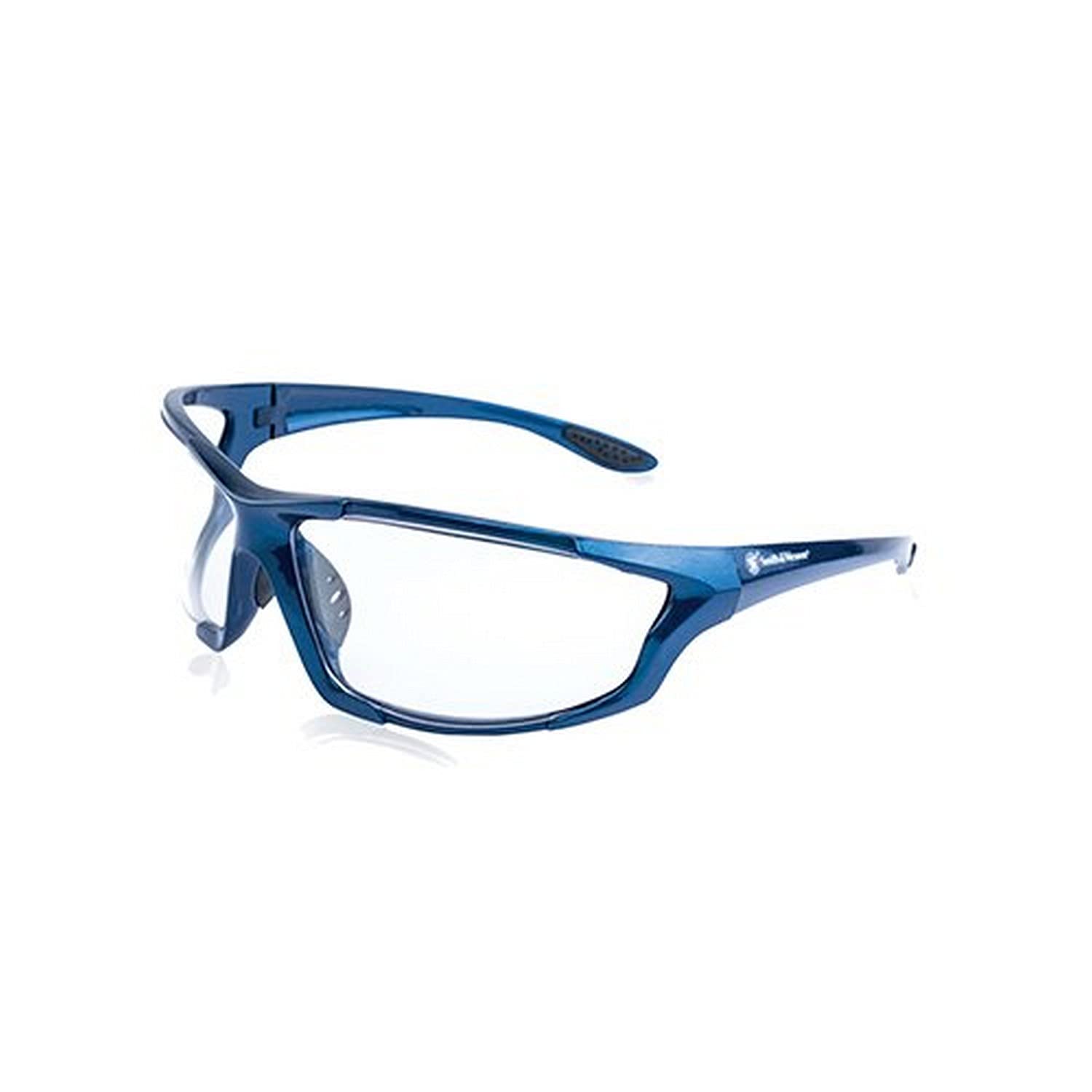 Smith & Wesson Major Full Frame Shooting Glasses with No-Slip Rubber,Impact Resistance & Storage Bag for Working
