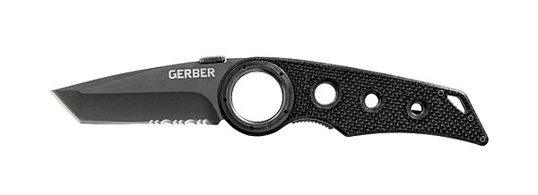 Gerber Remix Tactical 3.0" Folder, Black Tanto Combo Blade