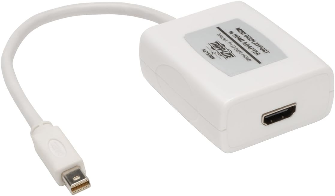 Tripp Lite Mini DisplayPort to HDMI/DVI Adapter, 6-in
