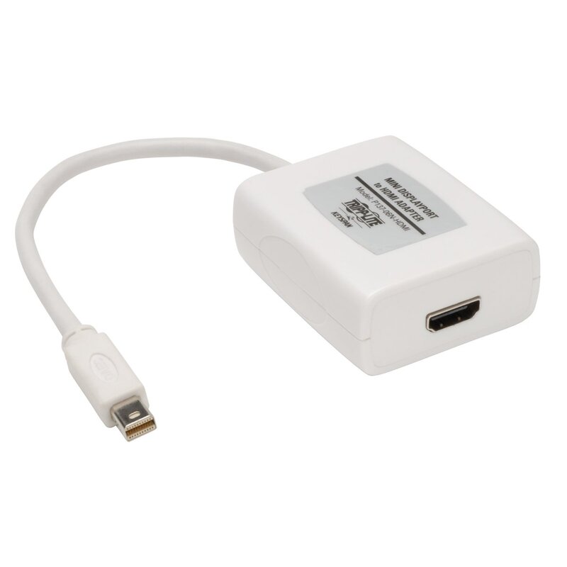 Tripp Lite Mini DisplayPort to HDMI/DVI Adapter, 6-in