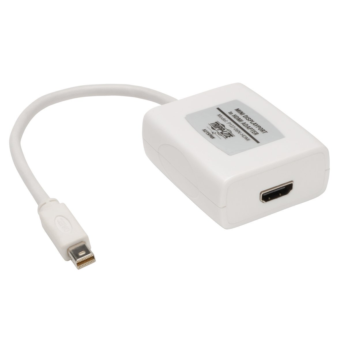 Tripp Lite Mini DisplayPort to HDMI/DVI Adapter, 6-in