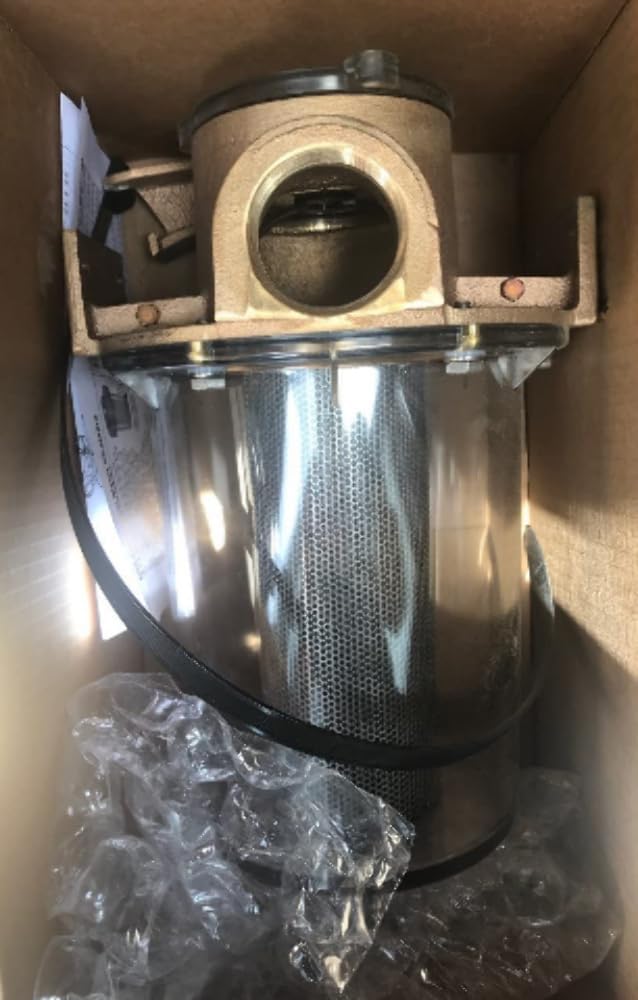 GROCO ARG-1500 Series 1-1/2" Raw Water Strainer w/Stainless Steel Basket