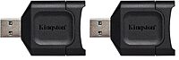 Kingston MobileLite Plus USB 3.2 SDHC/SDXC UHS-II Card Reader (MLP) (Pack of 2)