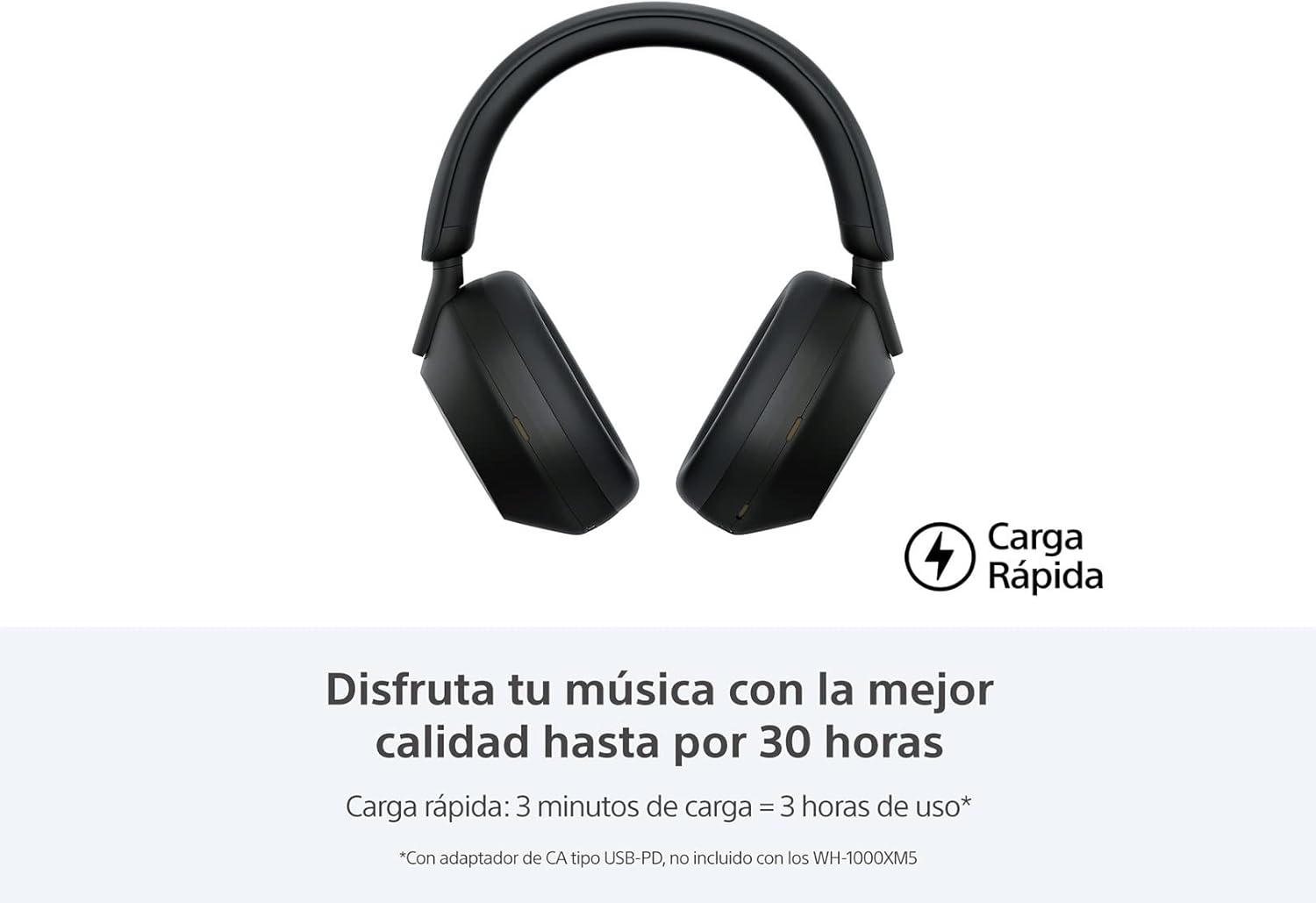 Sony WH-1000XM5 Noise Canceling Wireless Headphones - 30hr Battery Life - Over-Ear Style