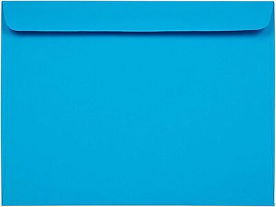 JAM Paper 9 x 12 Booklet Envelopes with Gummed Seal