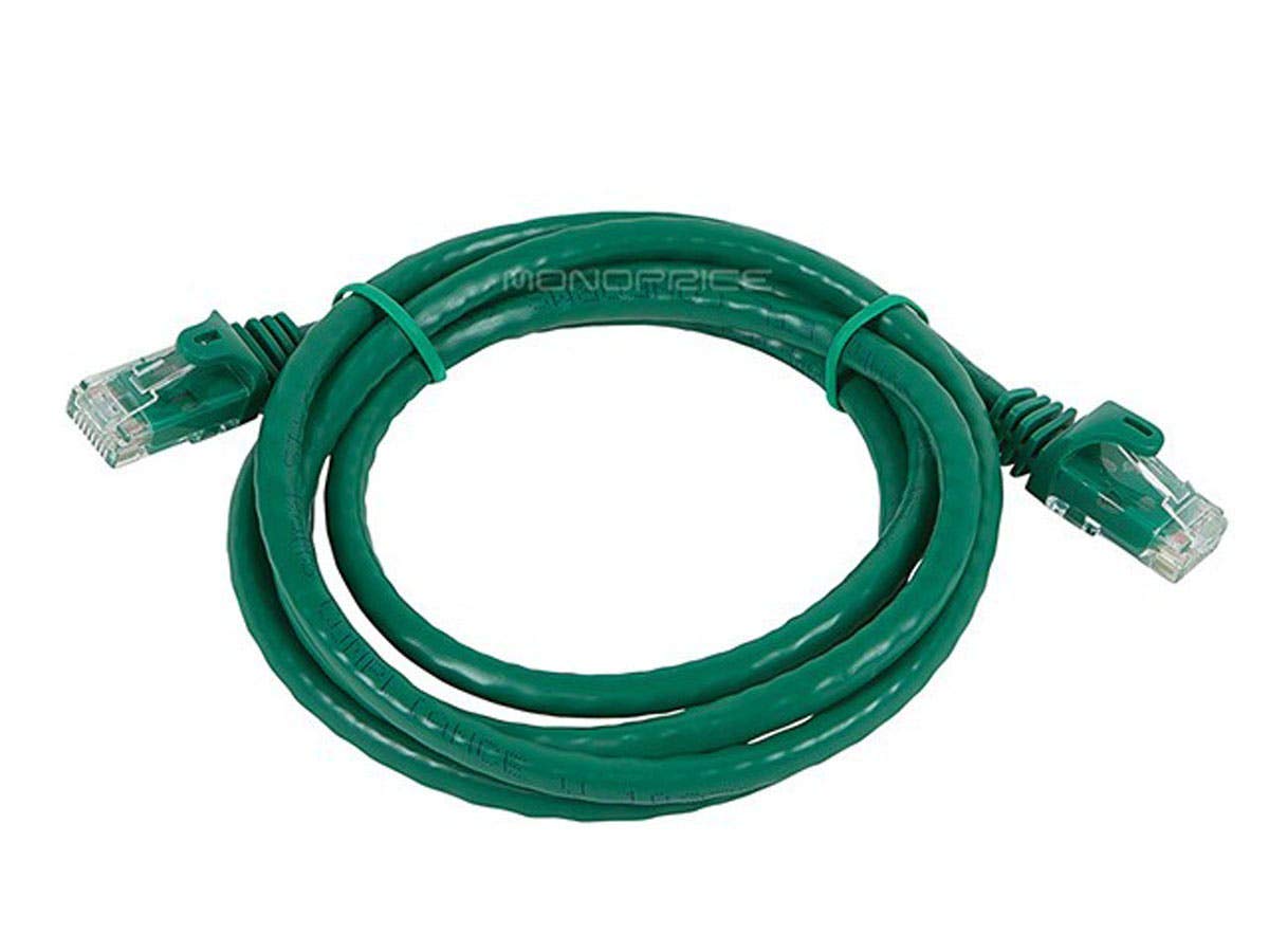 Monoprice Cat6 Flexboot Ethernet Patch Cable UTP 24AWG 550MHz Snagless RJ45