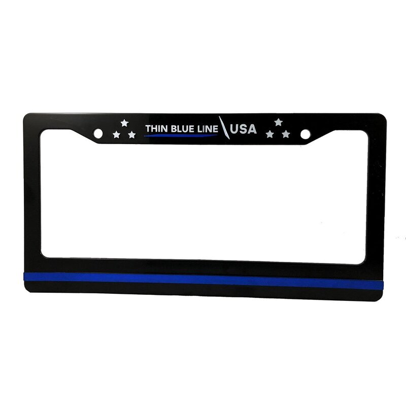 License Plate Frame - Thin Blue Line