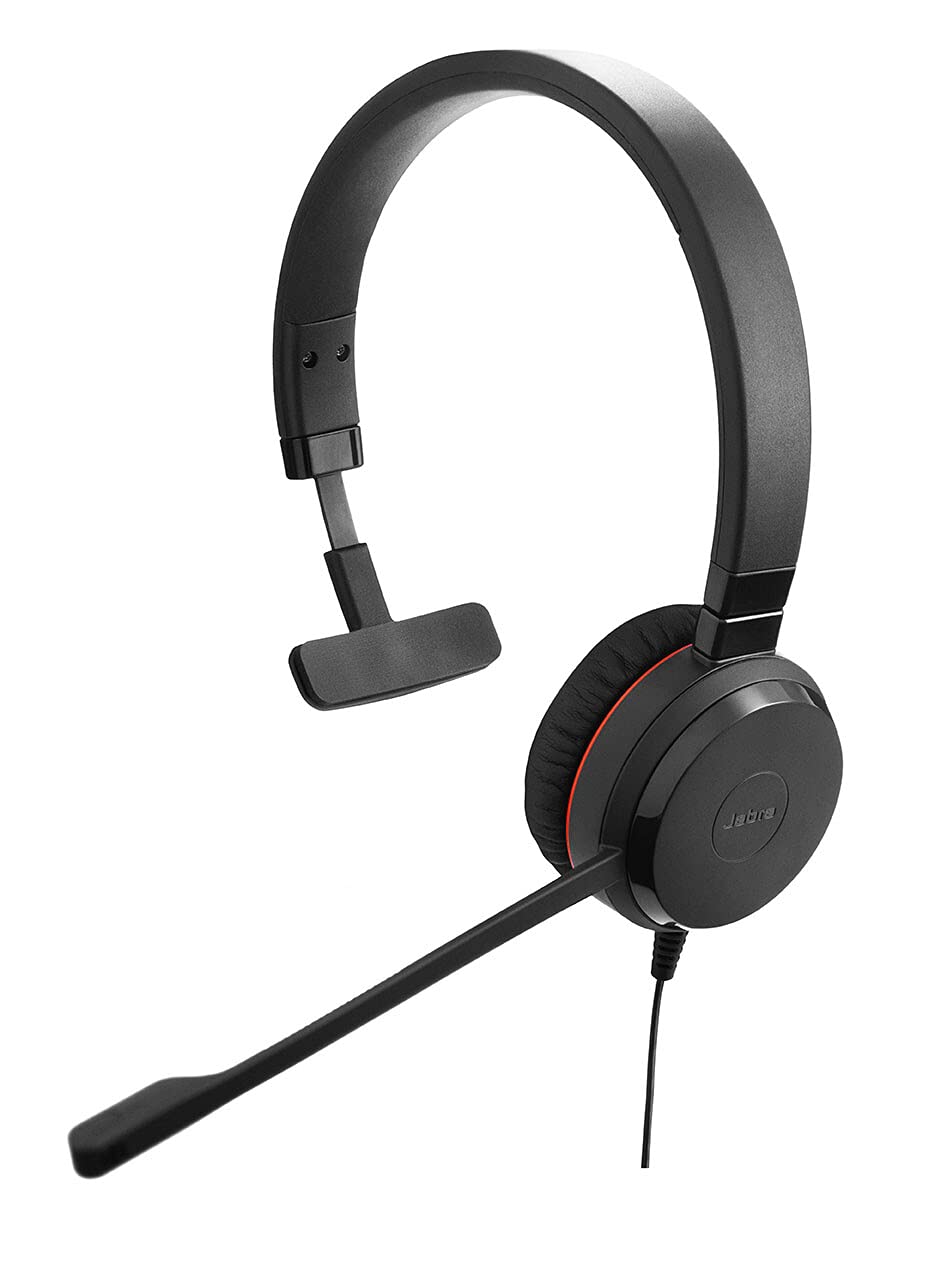 Jabra Evolve 20 SE Mono Headset – Microsoft Certified - USB-A Controller - Black