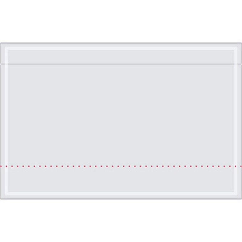 AVIDITI Clear Packing List Document Envelopes (Pressure-Sensitive, 2 mil)