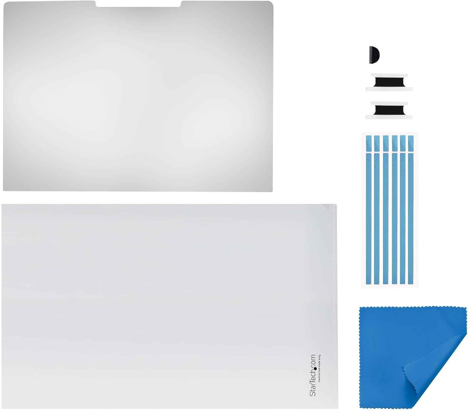 StarTech.com Flip-Over Touch Privacy Screen, Laptop Anti-Glare Blue Light Filter