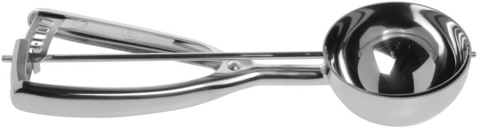 The Vollrath Company 4 Ounce Size 8 Stainless Steel Round Squeeze Disher (13-0631)