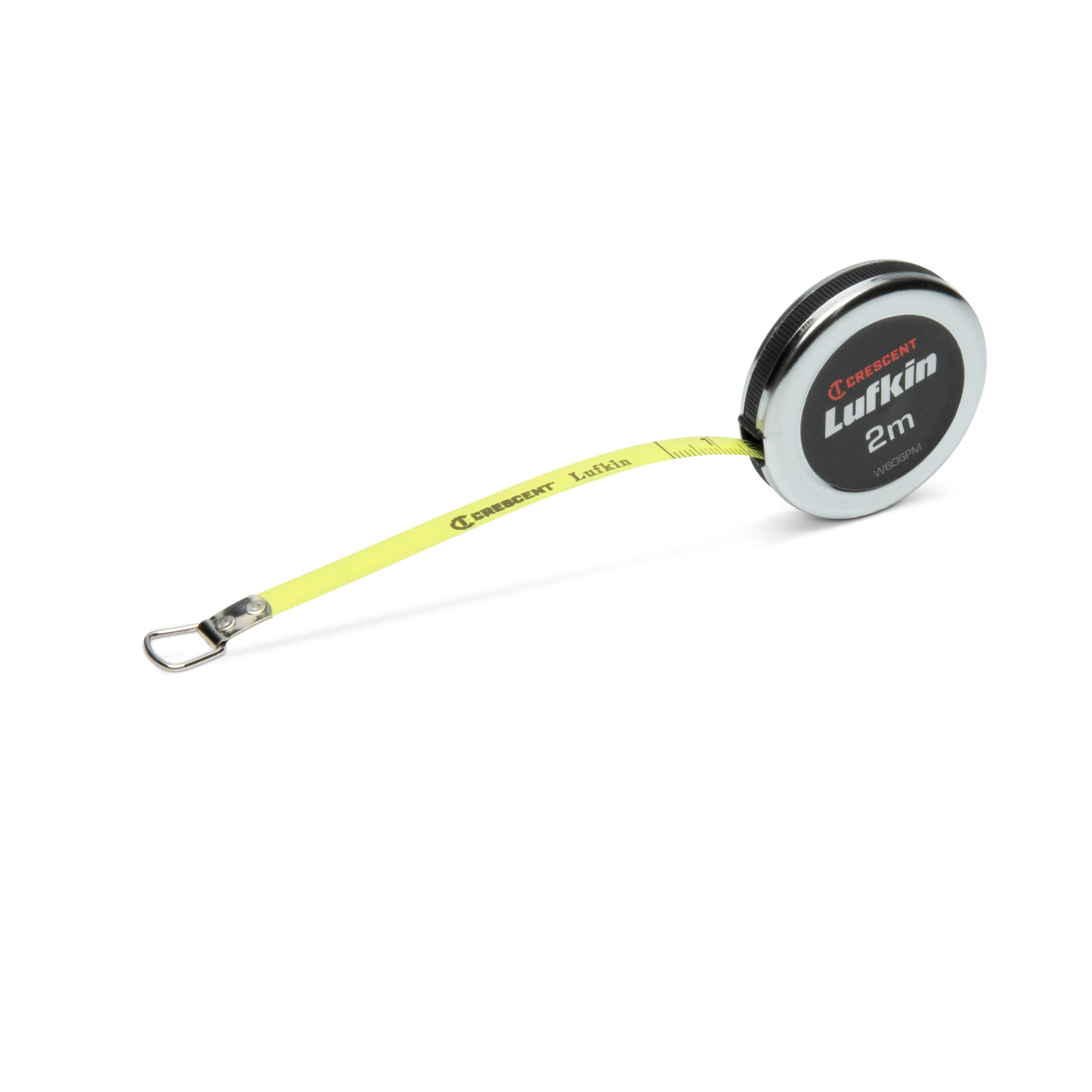Crescent Lufkin 6mm x 2m Executive Diameter Yellow Clad A20 Blade Pocket Tape Measure - W606PM