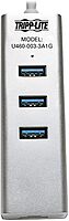 Tripp Lite 3-Port USB-C to USB-A Portable Hub with Gigabit Ethernet (RJ45)